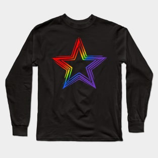 Rainbow Star Long Sleeve T-Shirt